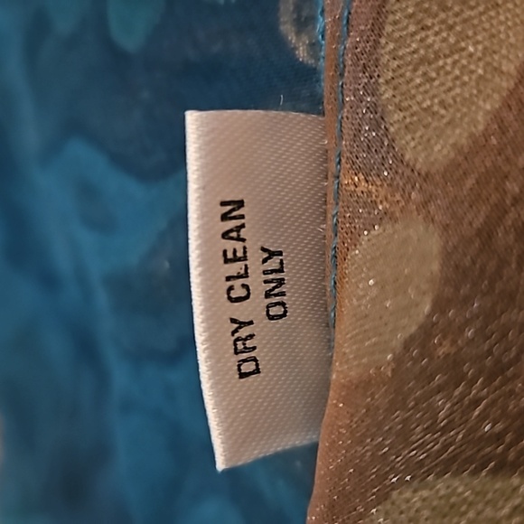 STERLING STYLES 1990s Mixed Print Metallic Patchwork Assymetric Kimono - Picture 11 of 11